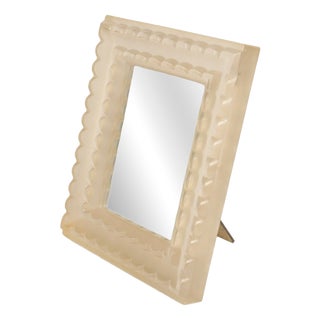 Vintage Festoon Mirror Frame by René Lalique, 1932 For Sale