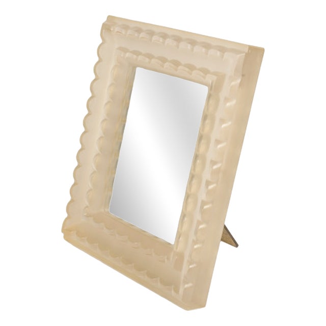 Vintage Festoon Mirror Frame by René Lalique, 1932 For Sale
