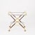 Gold Mid-Century Modern Bar Cart in Brass and Wood by Cesare Lacca, Italy, 1950s For Sale - Image 8 of 14