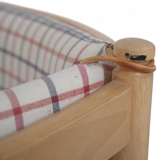 Spokeback Sofa in Cotil Fabric by Børge Mogensen, 1981 For Sale - Image 15 of 18