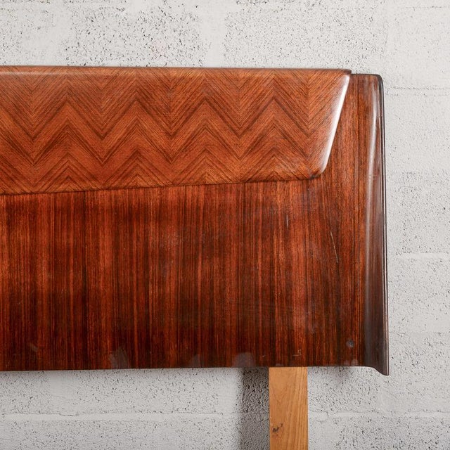 Art Deco Curved Headboard, 1960s For Sale - Image 6 of 17