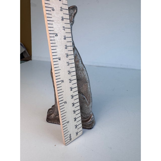 Metal 1950s Fox Door Stop For Sale - Image 7 of 8