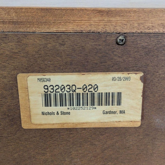 Nichols & Stone Solid Wood 8-Drawer Dresser – Classic Chestnut Finish For Sale - Image 9 of 11