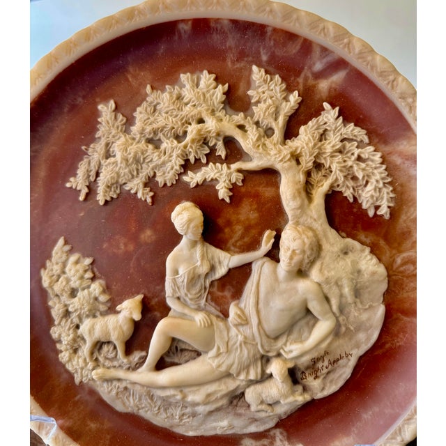 Limited Edition #1420 “A Thing of Beauty” Cameo Plate For Sale - Image 12 of 12