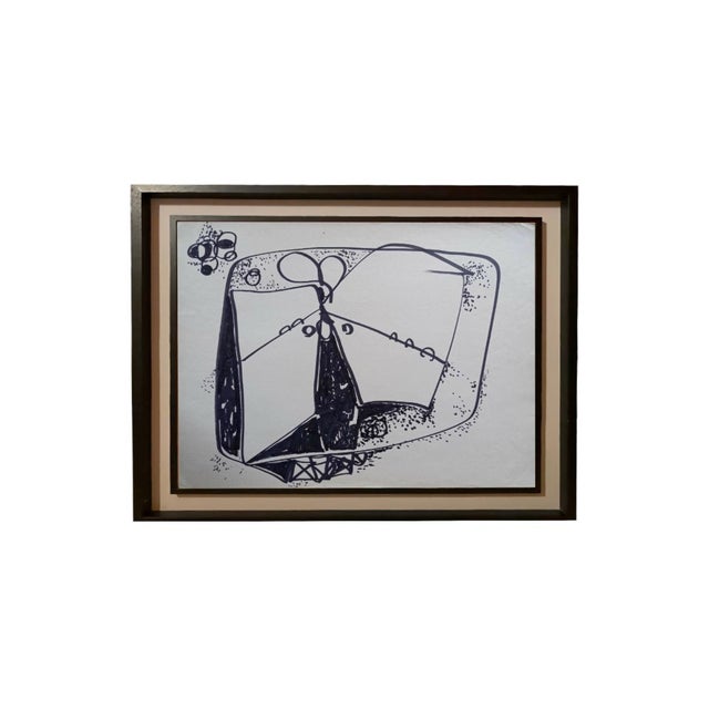 Ferdinando Meccani, Abstract Work on Paper, 1969, Paper For Sale - Image 4 of 4