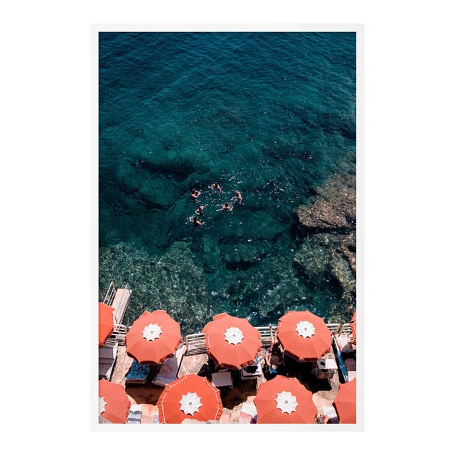 Bagno Marino Archi 1 by Natalie Obradovich in White Framed Paper, Large Art Print For Sale