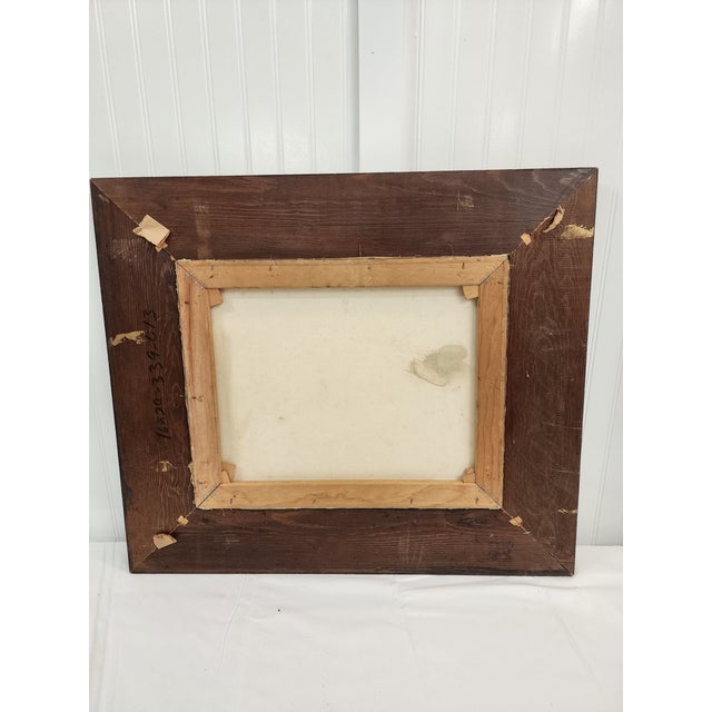 1960s Hoffman Original Signed Oil Painting of a Sailboat on the High Seas For Sale - Image 9 of 9