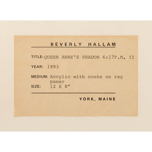 Beverly Hallam "Queen Anne's Shadow ...", 1993 For Sale - Image 10 of 10