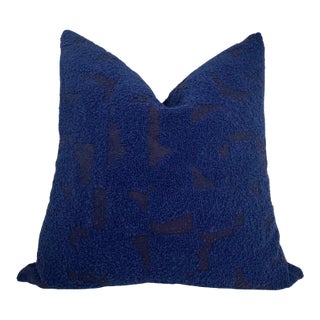 Midnight Mosaic Pillow Cover in Blue, 20x20 Pillow For Sale