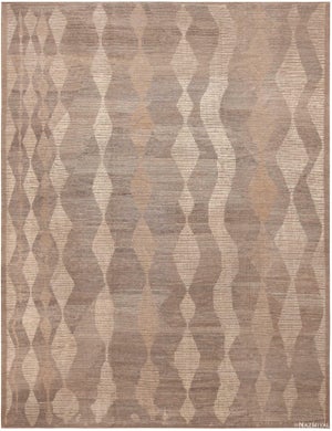 Nazmiyal Collection Chic and Stylish Modern Brown Tones Area Rug