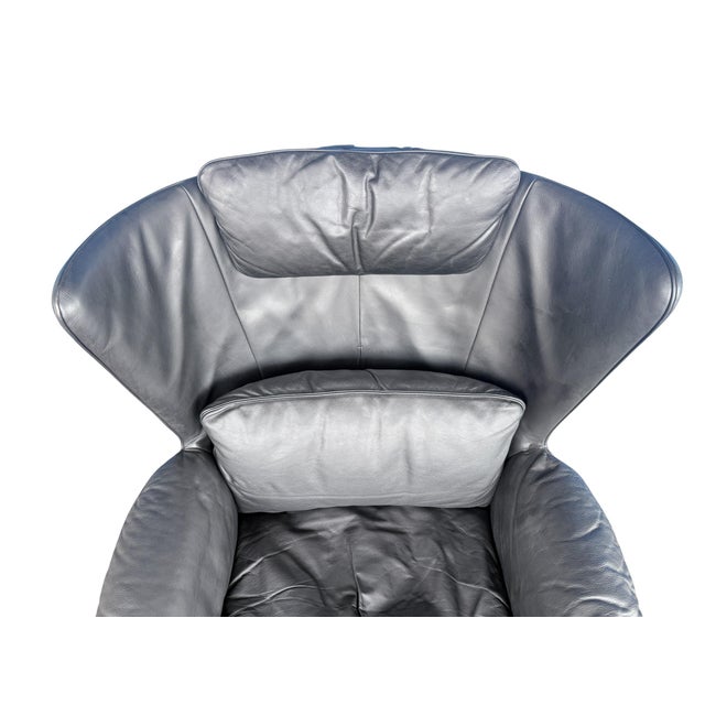 Postmodern Set of DS-23 Lounge Chair and Ottoman from de Sede, 1988 For Sale - Image 3 of 9