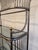 Vintage Custom Design Art Deco Brushed Steel + Brass Bakers Rack For Sale - Image 9 of 12