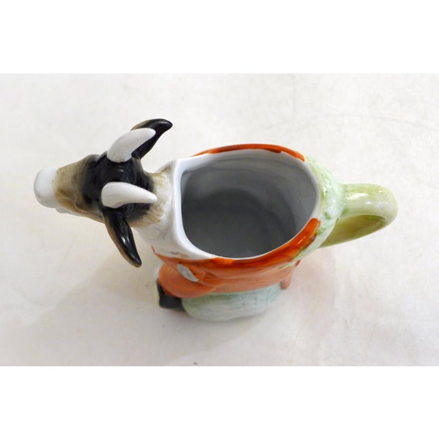 Small Zoomorphic Goat Pitcher in Porcelain from Schafer & Vater, Germany, 1920s For Sale - Image 11 of 13