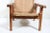 Tan Michael van Beuren Bauhaus Teak and Raffia Lounge Chair, circa 1940 For Sale - Image 8 of 13