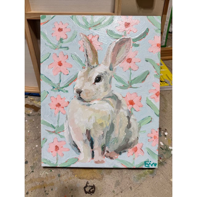 "Bunny Iii" Painting by Erin Tapp For Sale In Atlanta - Image 6 of 8