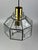 Space Age Ceiling Lamp in Glass & Brass from Glashütte Limburg Germany, 1970s For Sale - Image 17 of 18