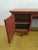 Mid-Century Modern Vintage Danish Teak Desk with Curved Top, 1950s For Sale - Image 3 of 8