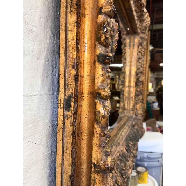 Late 20th Century Large Decorative Beveled Mirror For Sale - Image 11 of 11