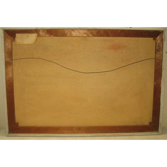 1971 Picketing American Painting by Volney Crosswell For Sale - Image 4 of 13