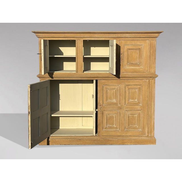 Antique French Painted Housekeepers Cupboard, 1840 For Sale - Image 3 of 8