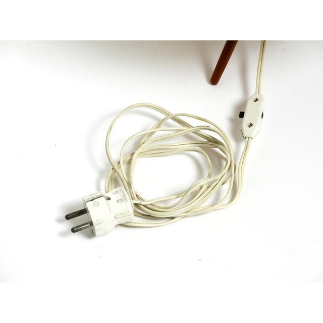 Large Wood Veneer Tripod Lamp by Stanislav Kučera for Úluv, Czech, 1960s For Sale - Image 18 of 18