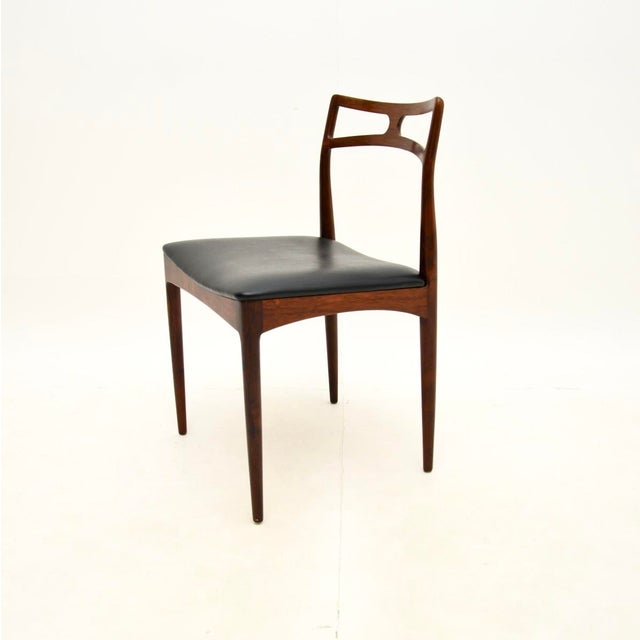 Vintage Danish Dining Table and Chairs by Johannes Andersen for Christian Linneberg, 1960, Set of 7 For Sale - Image 15 of 18