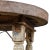 Metal Indian Bullock Cart Wheel Table For Sale - Image 7 of 10