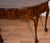 We are pleased to offer this beautiful English Regency console table, from the 1920. This console is made of burl walnut...