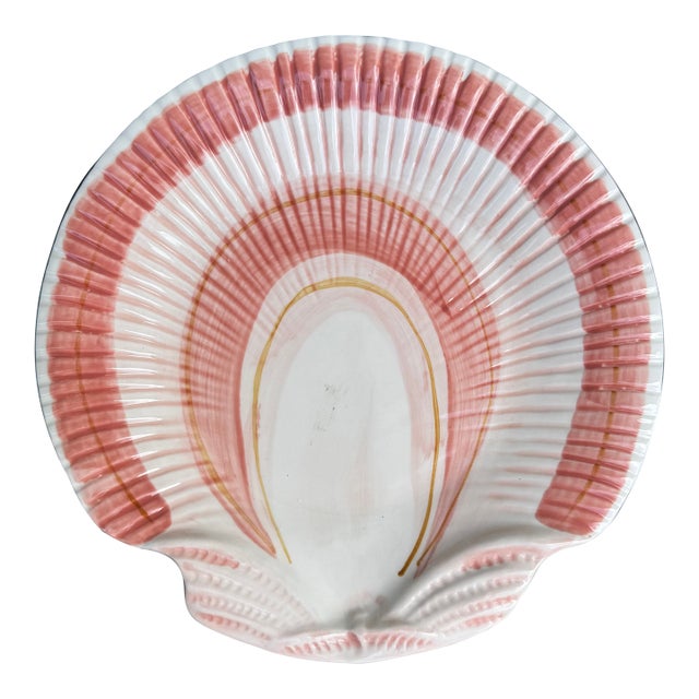 1960s Dish – Fitz & Floyd Scallop Shell, 1976 For Sale