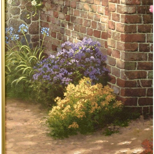 English Thomas Kinkade "The Rose Garden, " the Rose Collection, Framed Sp 57/120 For Sale - Image 3 of 10