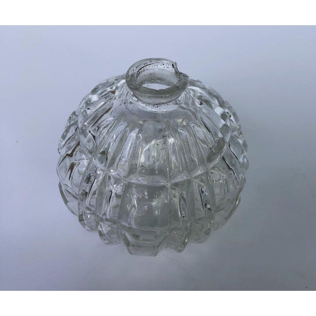 Pair Czech Perfume Flaçon Bottles Intaglio Stoppers For Sale - Image 4 of 5