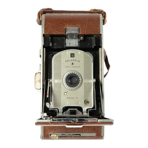 Vintage Polaroid Land Camera in Case Model 95, Circa 1948