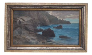 George Hoesslin, Cove, Oil on Canvas, 1890s-1910s