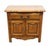 French Country Keller Furniture Solid Oak Country French Style 28" Cabinet Nightstand For Sale - Image 3 of 14