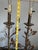 Vintage Table Lamps With a Sculptural Tree Branch Motif Featuring Delicate, Amber Glass Leaves. Crafted in an Organic - a Pair For Sale - Image 4 of 10