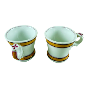 French Café Brûlot Cups, a Pair