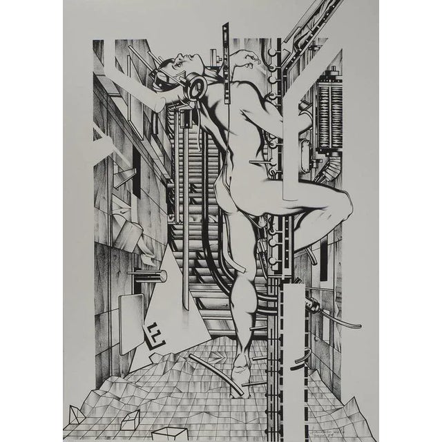 Francisco Melo, Not Futuristic, Lithograph For Sale - Image 8 of 8