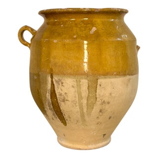 Antique French Confit Pot For Sale