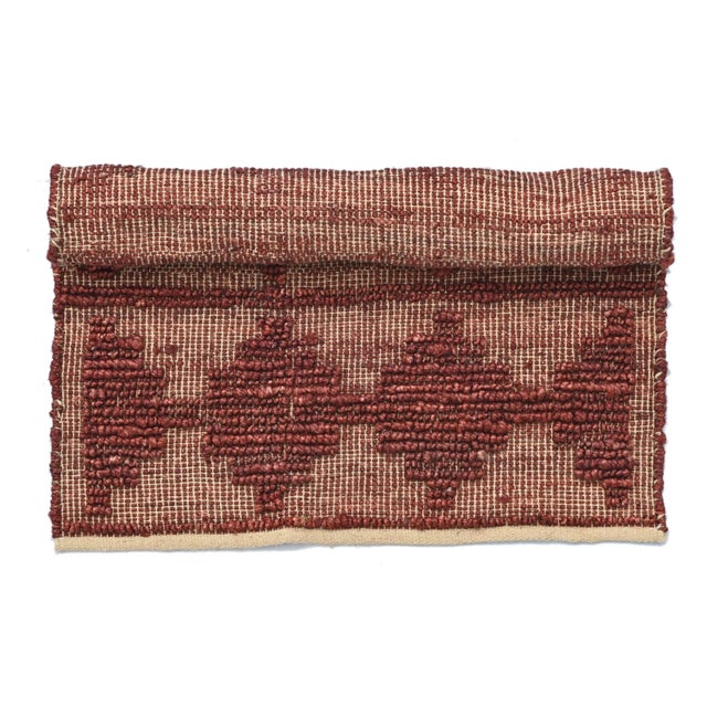 Casa Cosima Cruz Jute Rug, 3x12 For Sale - Image 4 of 5