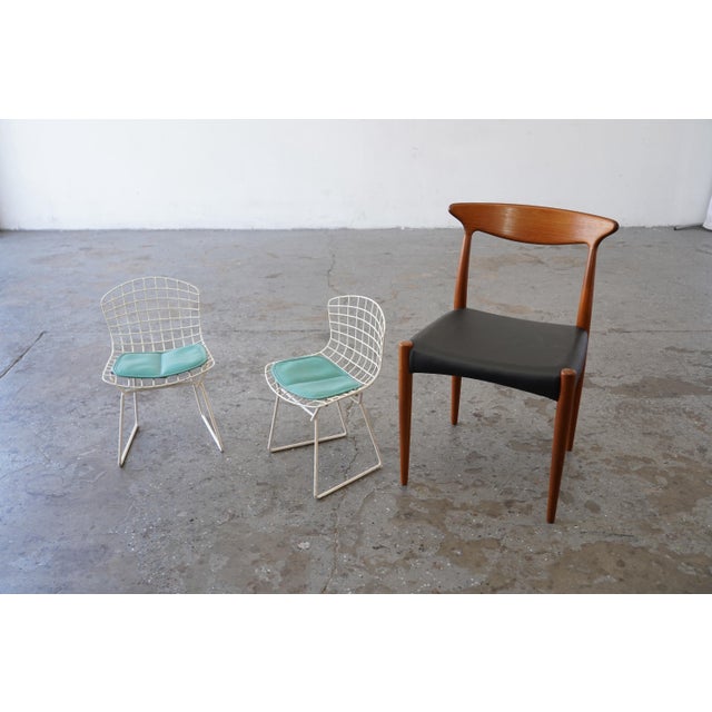 Pair of Vintage “Baby” Wire Child Chairs attributed to Harry Bertoiaor for Knoll made in the 1960s. Originally produced in...