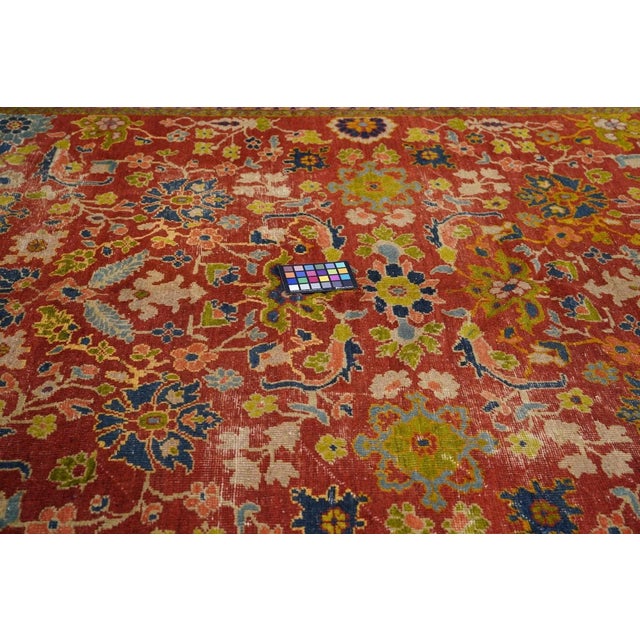 Antique Sultanabad Rug 7'6'' x 9'6''.