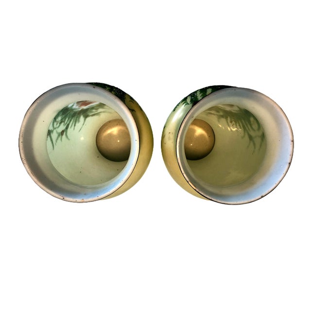 Matched Pair of Late 19th-Century Porcelain Vases With Portraits of Young Women For Sale - Image 12 of 12