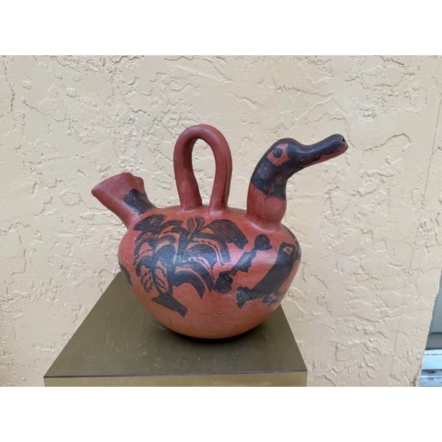 Mexican Hand Crafted Folk Art Ewer For Sale In Miami - Image 6 of 7