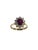 Mid Century 18k Yellow Gold Ruby & Diamond Ring Size 8. For Sale - Image 11 of 12