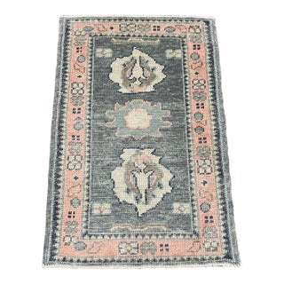 Turkish Oushak Rug 2'3" x 3'4" For Sale