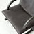 c. 1980s. Italy. Price is for the set. Contact us if you’d like to purchase a single item. Black microsuede with rocking...