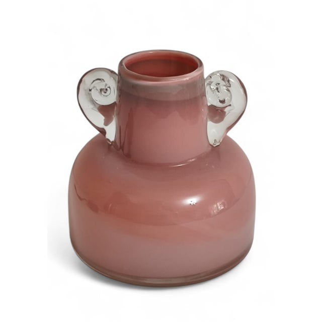 Pink Postmodern Vase From HSG Tarnowiec, Poland, 1970s For Sale - Image 8 of 8