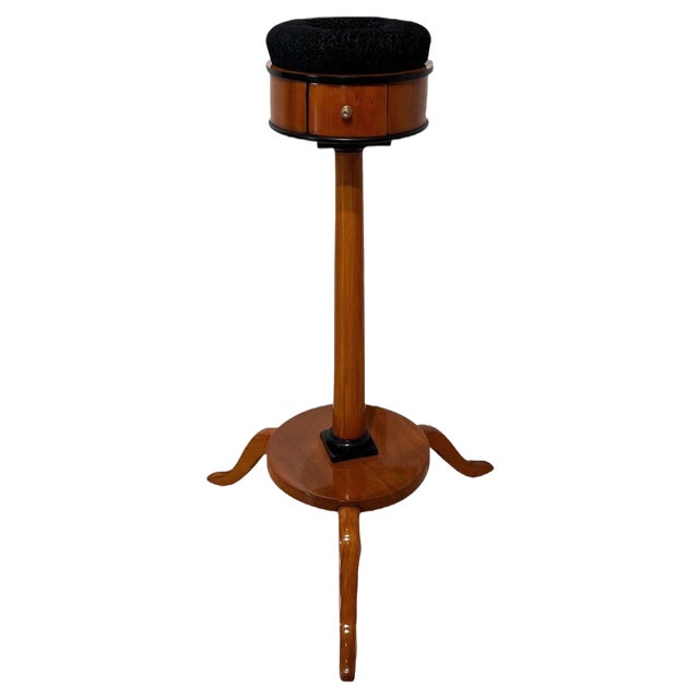 Biedermeier Sewing Stand in Cherrywood, South Germany, 1825 For Sale