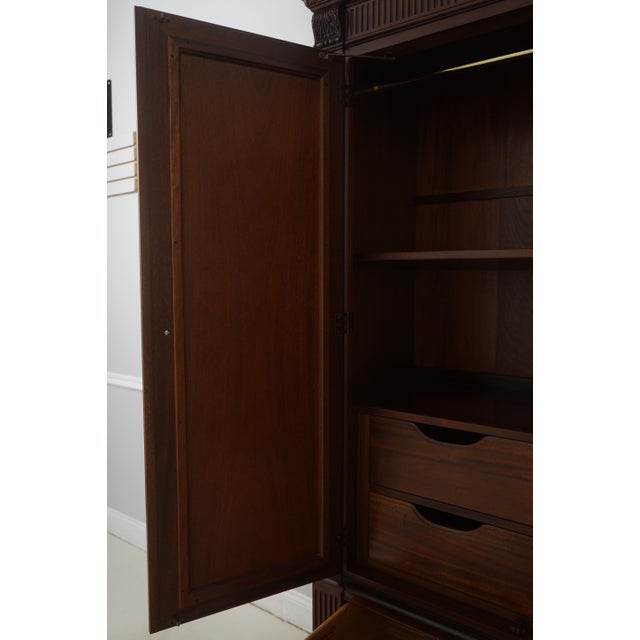 Ethan Allen 18th C. Mahogany Bedroom Armoire For Sale In Philadelphia - Image 6 of 18