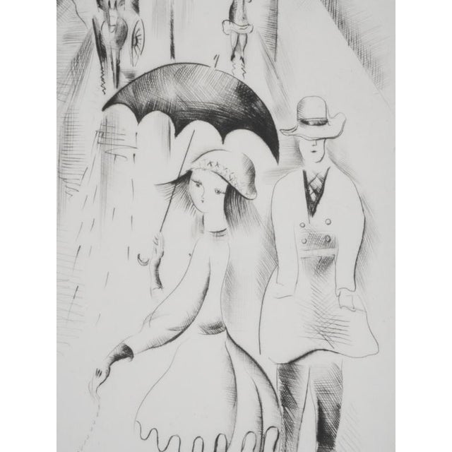 Mily Possoz, In the Rain, Original Signed Engraving For Sale - Image 7 of 11